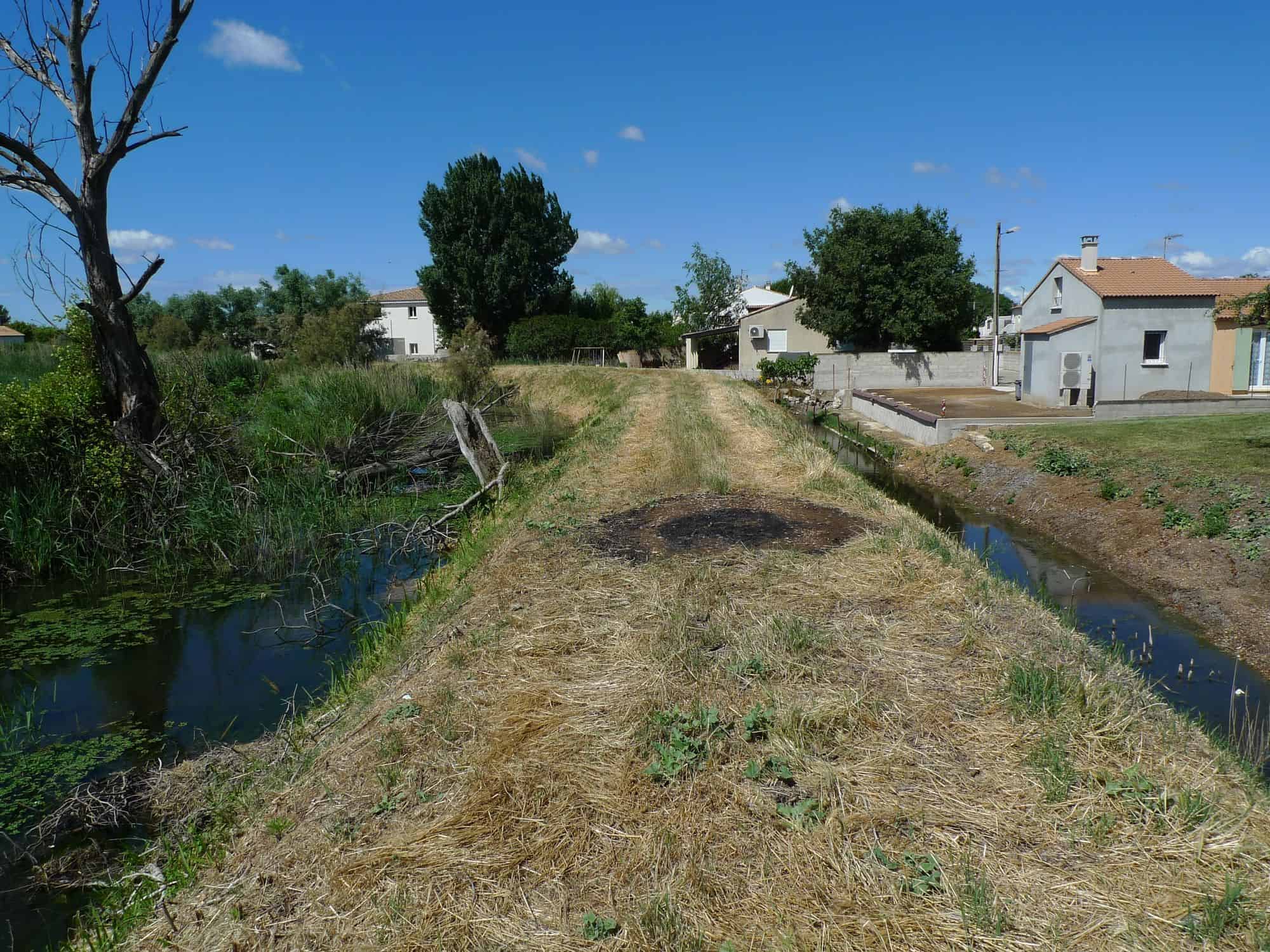 Digue de Gallician à Vauvert